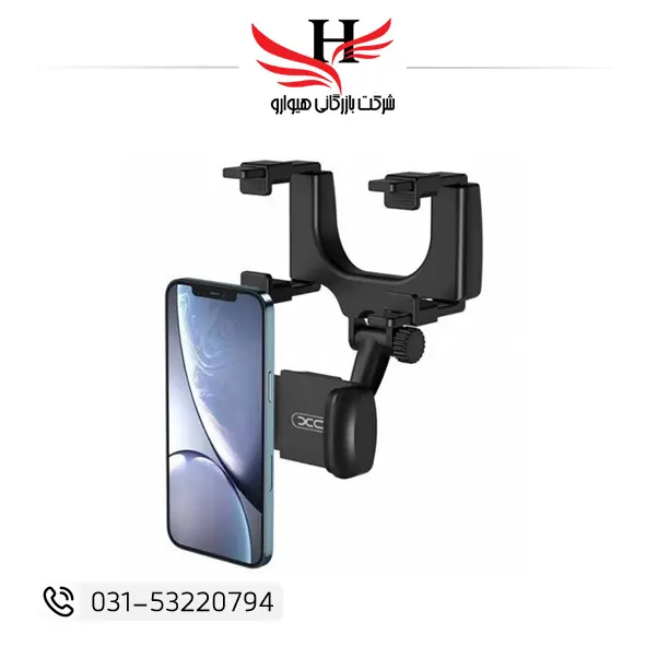 هولدر آینه‌ای MOUNT پایه نگهدارنده موبایل خودرو با نصب روی آینه مناسب خرید عمده از هیوارو